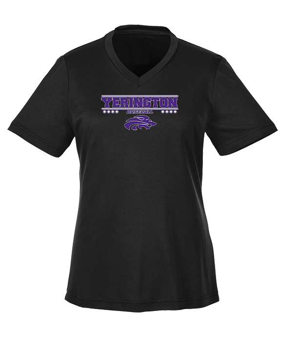 Yerington HS Baseball Border - Womens Performance Shirt