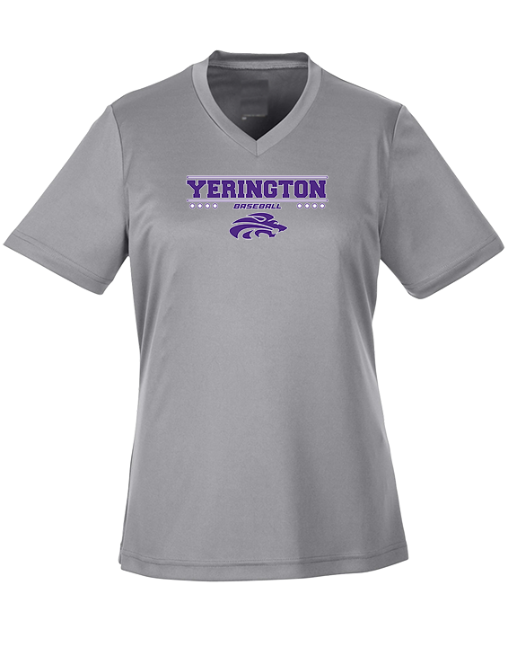 Yerington HS Baseball Border - Womens Performance Shirt