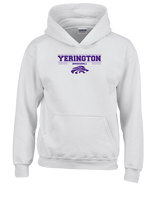 Yerington HS Baseball Border - Youth Hoodie