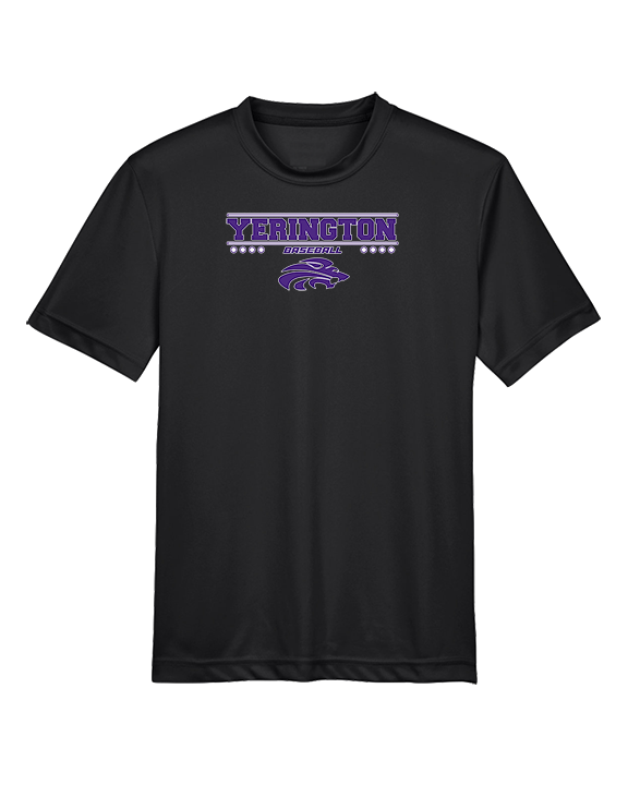 Yerington HS Baseball Border - Youth Performance Shirt