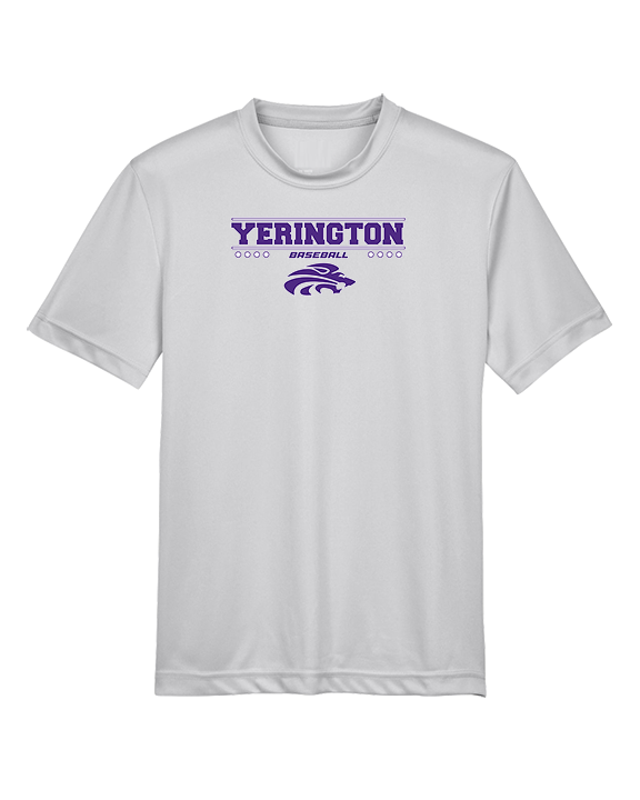 Yerington HS Baseball Border - Youth Performance Shirt