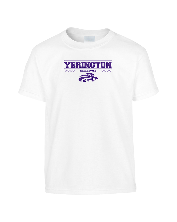 Yerington HS Baseball Border - Youth Shirt