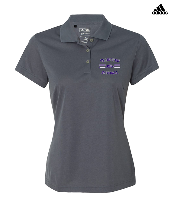 Yerington HS Baseball Curve - Adidas Womens Polo