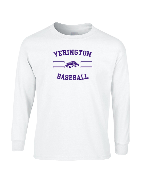 Yerington HS Baseball Curve - Cotton Longsleeve