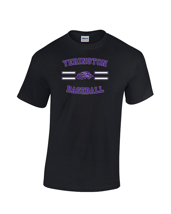 Yerington HS Baseball Curve - Cotton T-Shirt