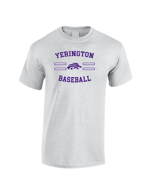 Yerington HS Baseball Curve - Cotton T-Shirt