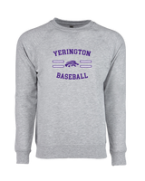 Yerington HS Baseball Curve - Crewneck Sweatshirt