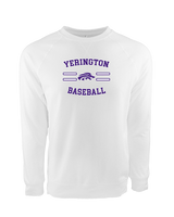Yerington HS Baseball Curve - Crewneck Sweatshirt