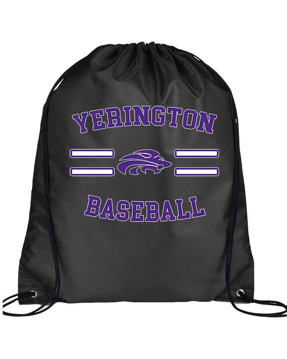 Yerington HS Baseball Curve - Drawstring Bag