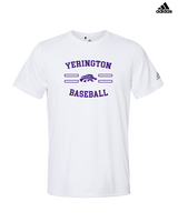 Yerington HS Baseball Curve - Mens Adidas Performance Shirt