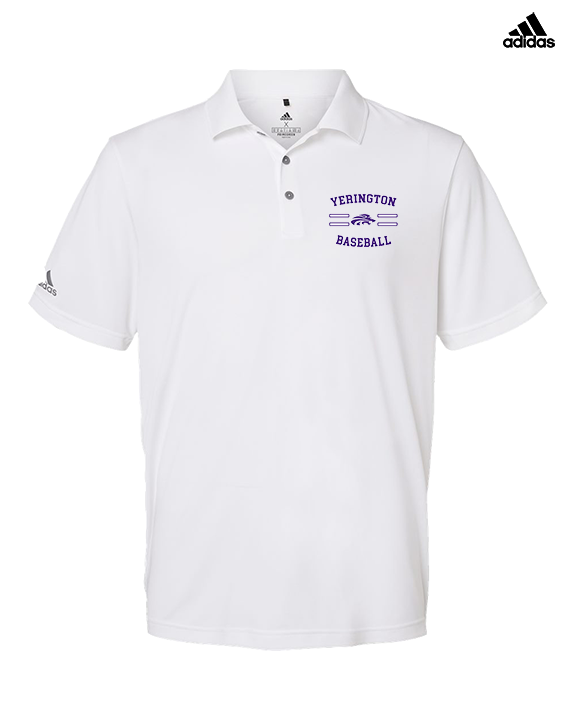 Yerington HS Baseball Curve - Mens Adidas Polo