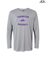 Yerington HS Baseball Curve - Mens Oakley Longsleeve