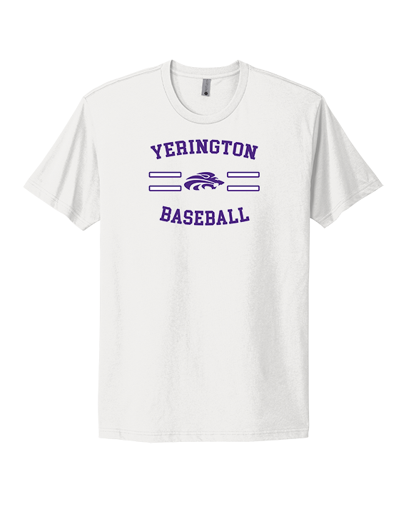 Yerington HS Baseball Curve - Mens Select Cotton T-Shirt