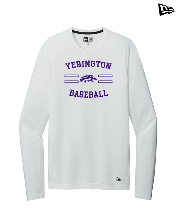 Yerington HS Baseball Curve - New Era Performance Long Sleeve