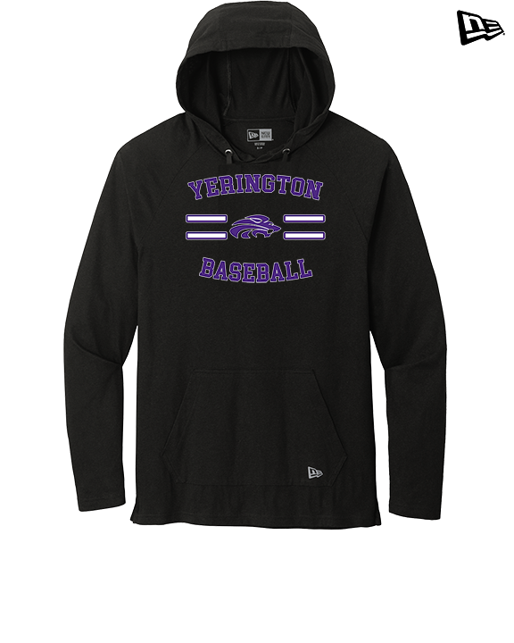 Yerington HS Baseball Curve - New Era Tri-Blend Hoodie