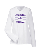 Yerington HS Baseball Curve - Womens Performance Longsleeve