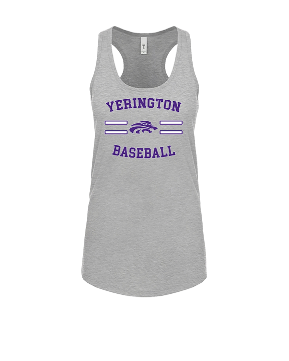 Yerington HS Baseball Curve - Womens Tank Top