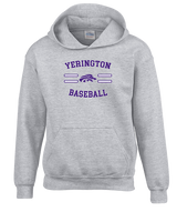 Yerington HS Baseball Curve - Youth Hoodie