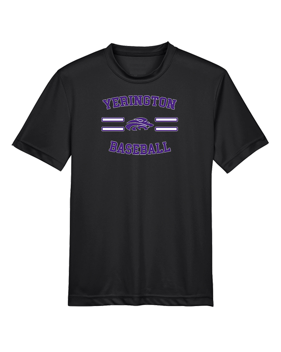 Yerington HS Baseball Curve - Youth Performance Shirt