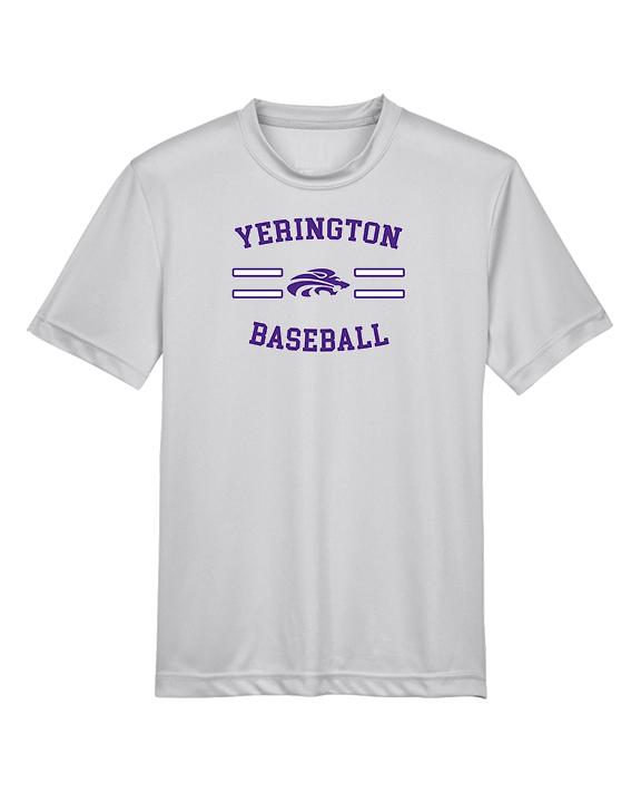Yerington HS Baseball Curve - Youth Performance Shirt