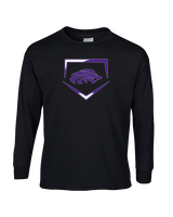 Yerington HS Baseball Plate - Cotton Longsleeve