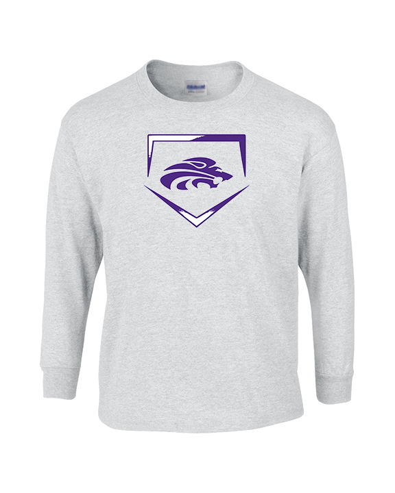 Yerington HS Baseball Plate - Cotton Longsleeve