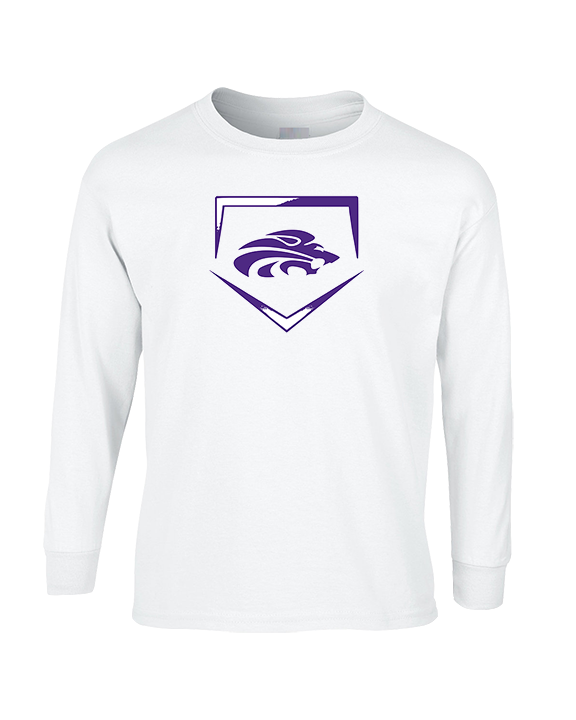 Yerington HS Baseball Plate - Cotton Longsleeve