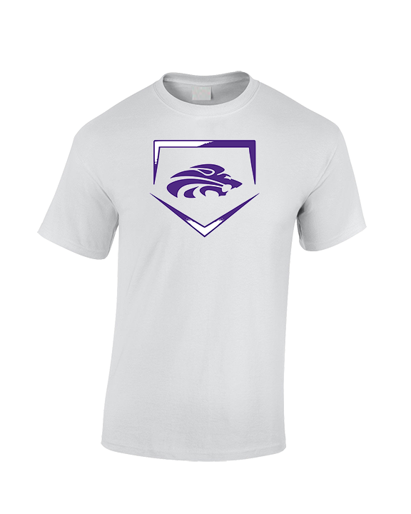 Yerington HS Baseball Plate - Cotton T-Shirt