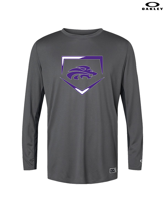 Yerington HS Baseball Plate - Mens Oakley Longsleeve