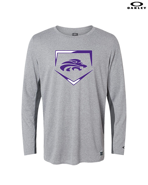 Yerington HS Baseball Plate - Mens Oakley Longsleeve