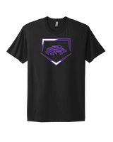 Yerington HS Baseball Plate - Mens Select Cotton T-Shirt