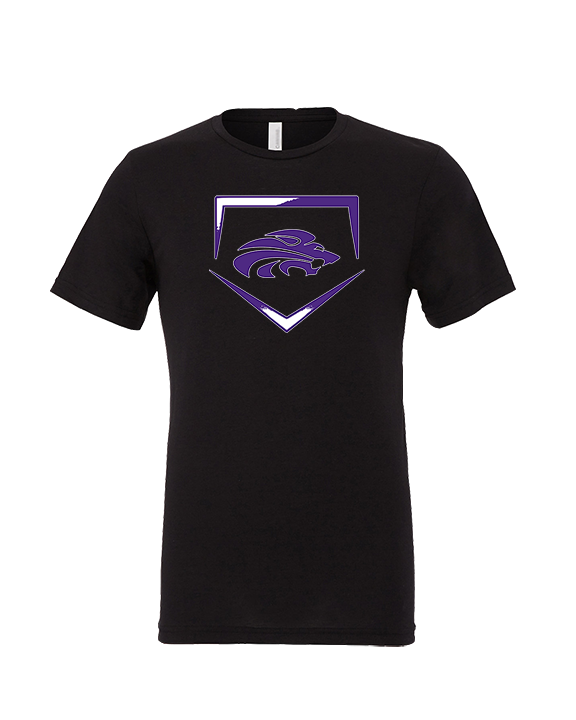 Yerington HS Baseball Plate - Tri-Blend Shirt
