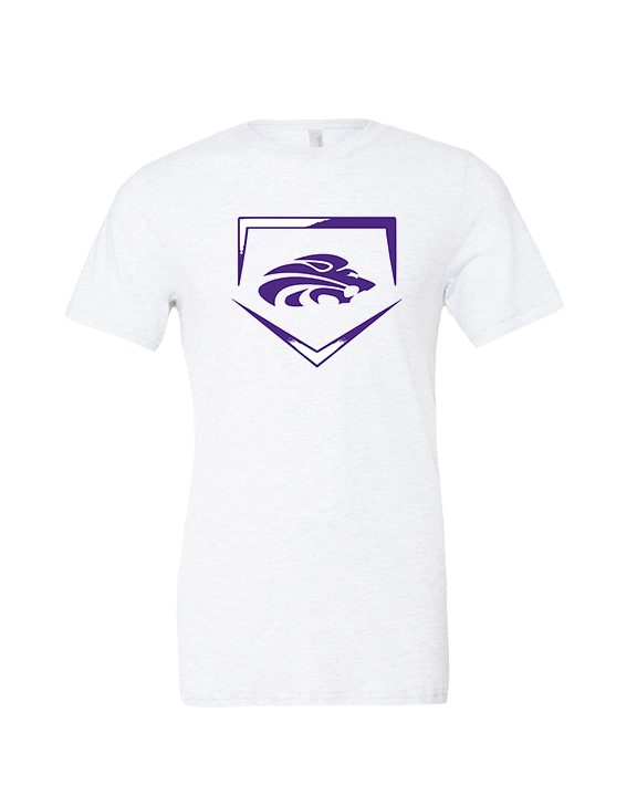 Yerington HS Baseball Plate - Tri-Blend Shirt