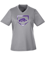 Yerington HS Baseball Plate - Womens Performance Shirt