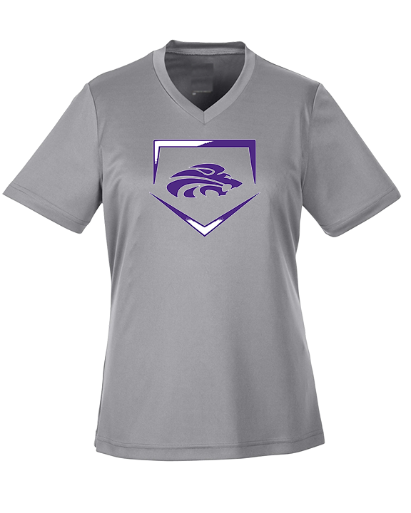 Yerington HS Baseball Plate - Womens Performance Shirt