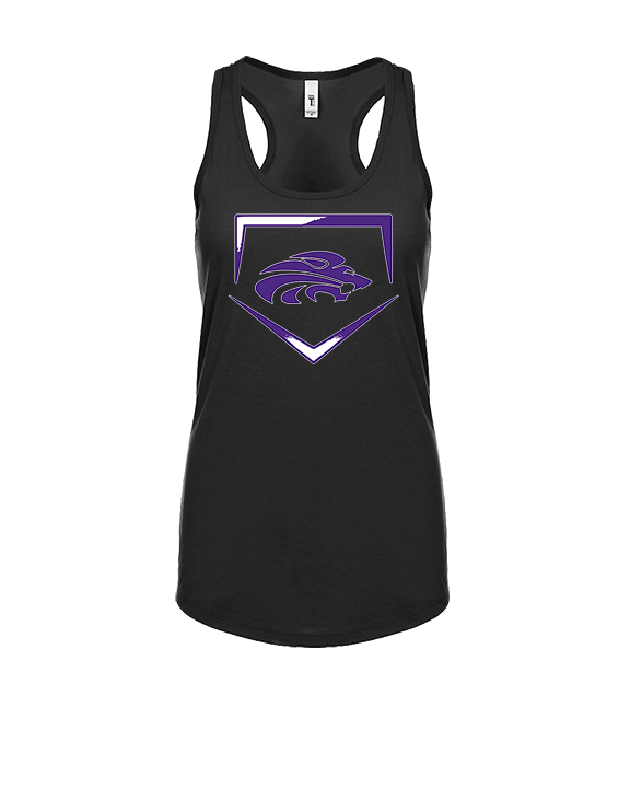 Yerington HS Baseball Plate - Womens Tank Top