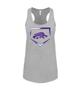 Yerington HS Baseball Plate - Womens Tank Top