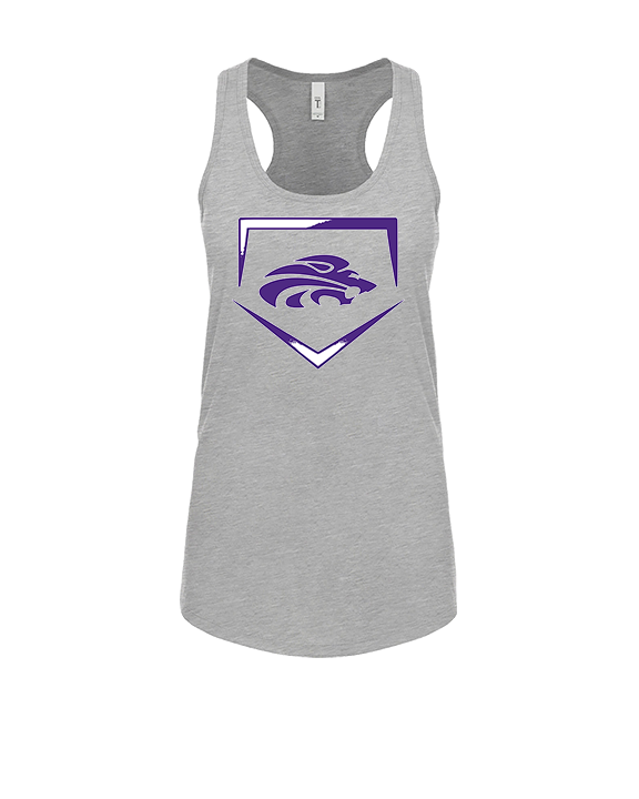 Yerington HS Baseball Plate - Womens Tank Top