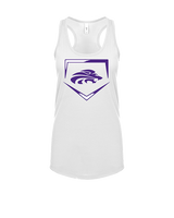 Yerington HS Baseball Plate - Womens Tank Top