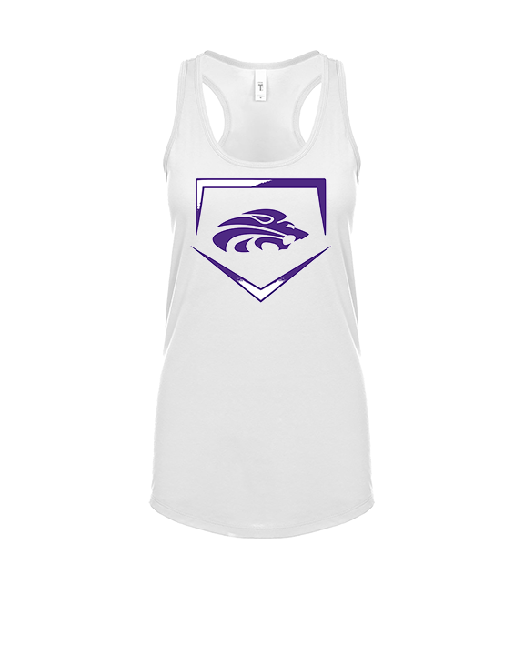 Yerington HS Baseball Plate - Womens Tank Top