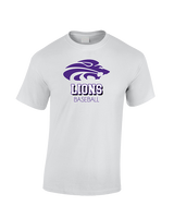 Yerington HS Baseball Shadow - Cotton T-Shirt