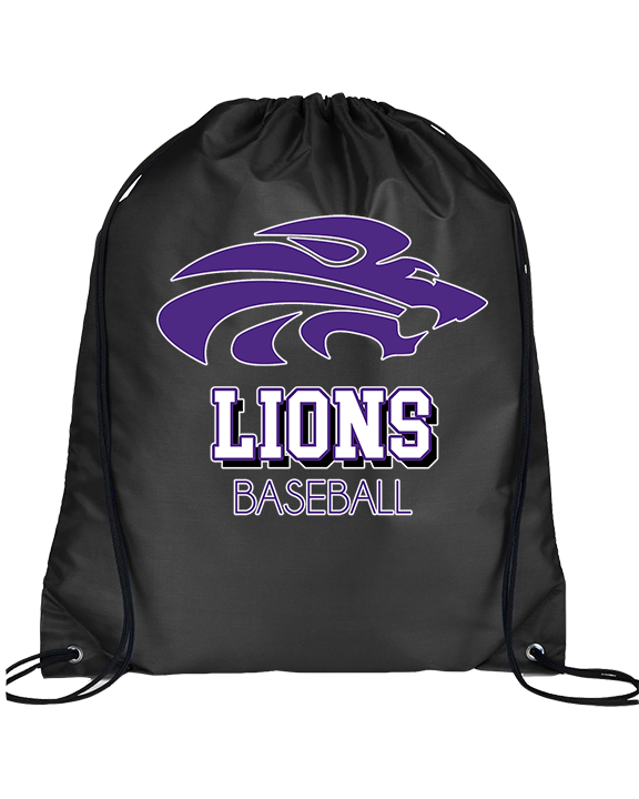 Yerington HS Baseball Shadow - Drawstring Bag