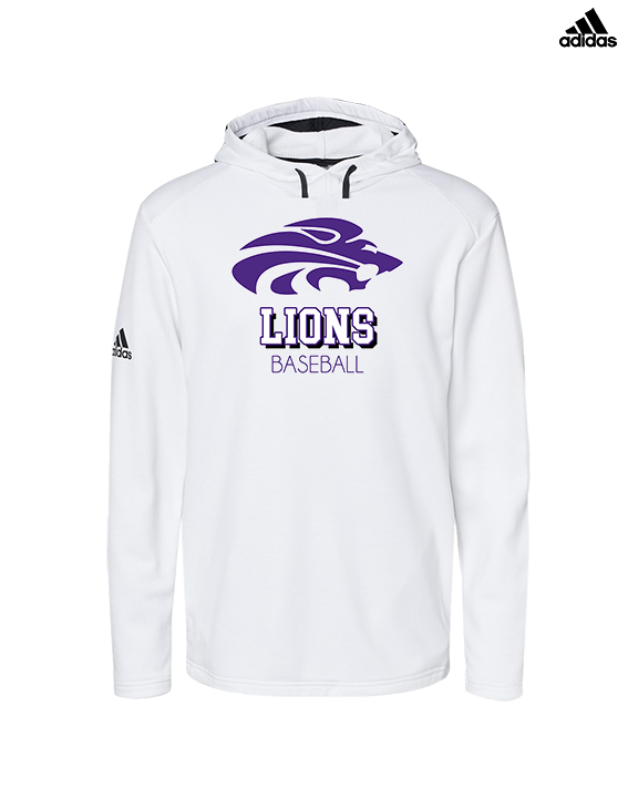 Yerington HS Baseball Shadow - Mens Adidas Hoodie
