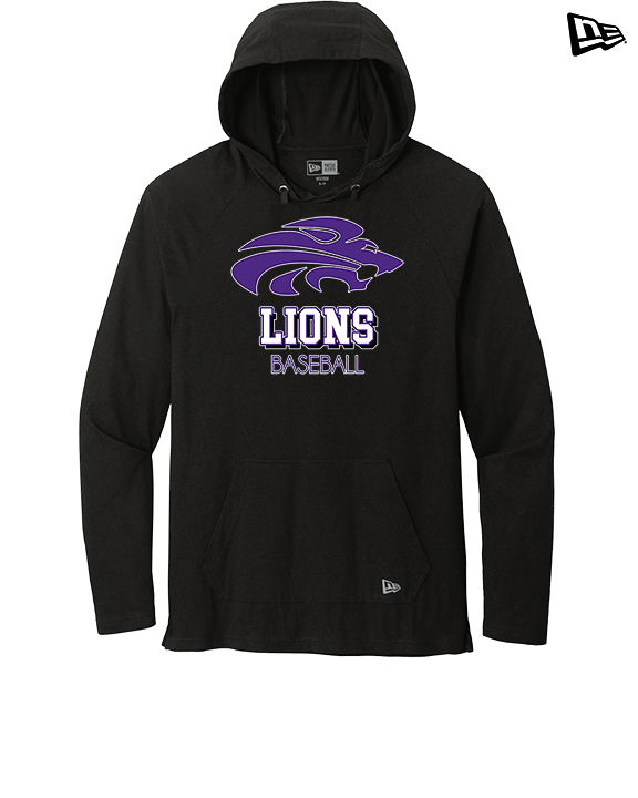 Yerington HS Baseball Shadow - New Era Tri-Blend Hoodie