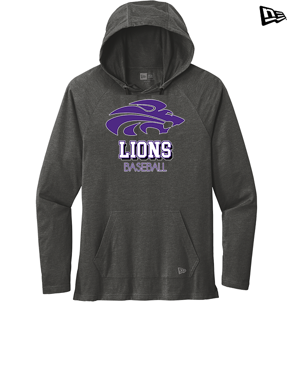 Yerington HS Baseball Shadow - New Era Tri-Blend Hoodie