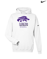 Yerington HS Baseball Shadow - Nike Club Fleece Hoodie