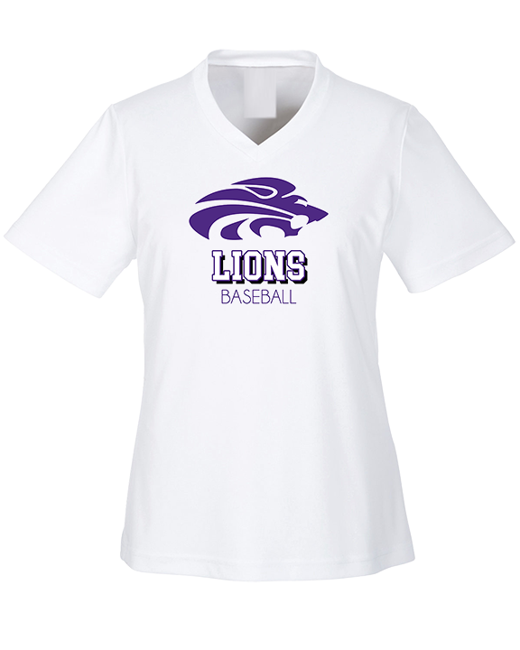 Yerington HS Baseball Shadow - Womens Performance Shirt