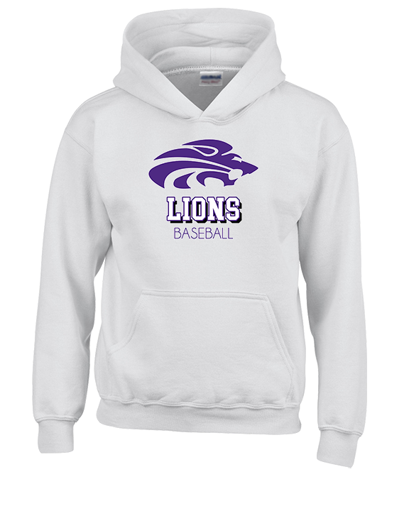 Yerington HS Baseball Shadow - Youth Hoodie