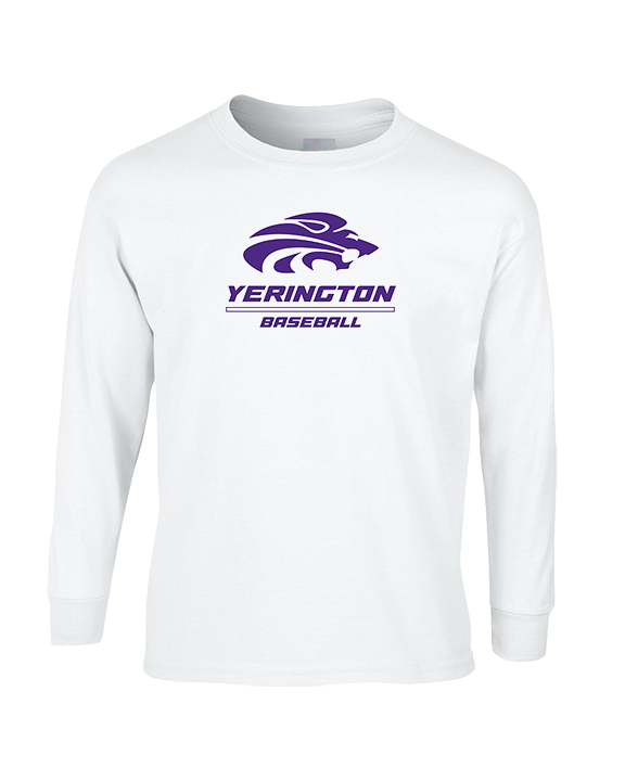 Yerington HS Baseball Split - Cotton Longsleeve