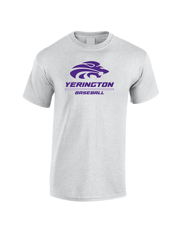 Yerington HS Baseball Split - Cotton T-Shirt